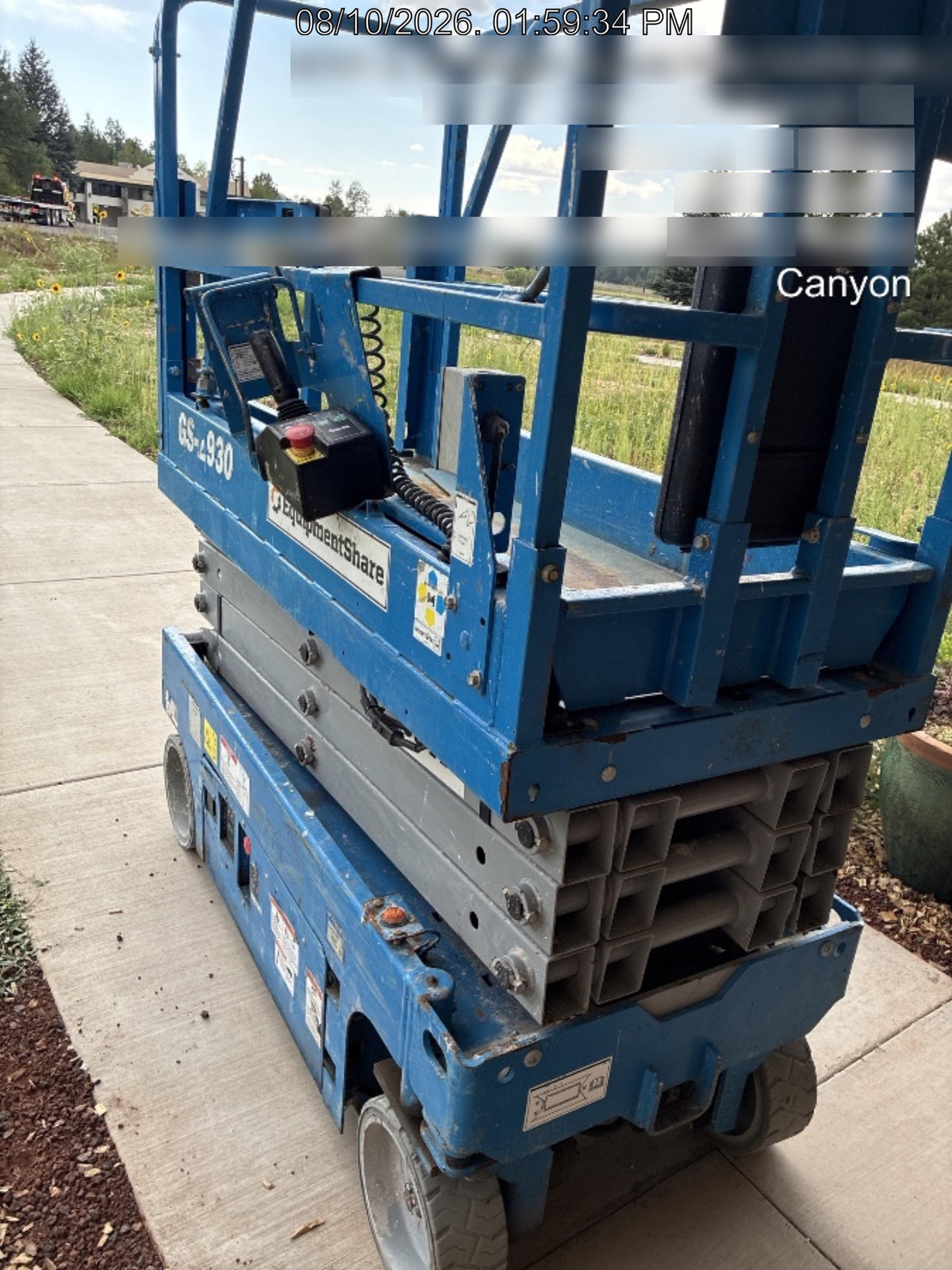 2019 Genie GS-1930 Half Height Swing Gate, 800W Inverter