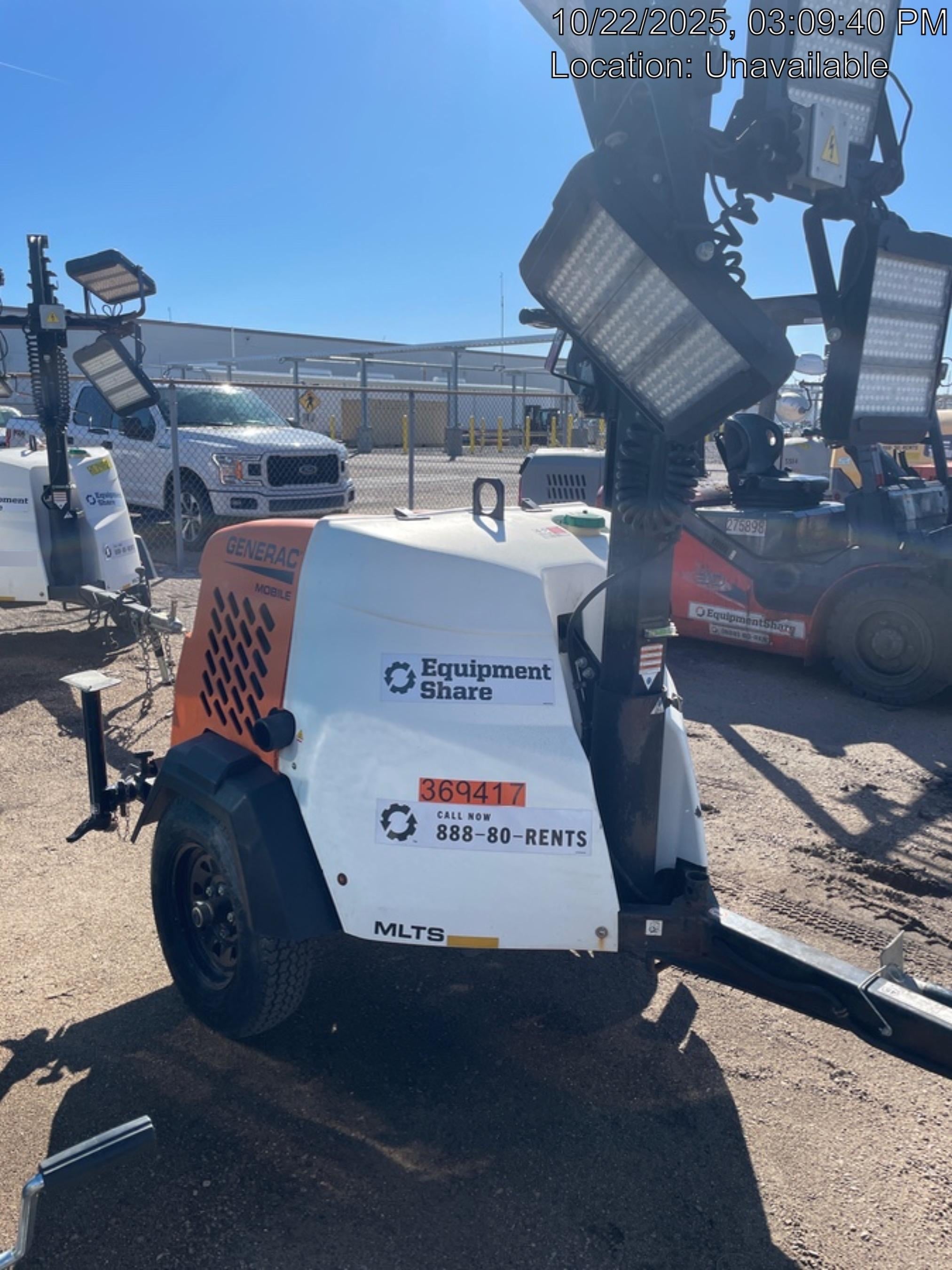 2023 Generac MLT2 Diesel, Flex Switch 120V Input, Powerzone Controller, 
(4) 320W LED Lights, 4kW Generator, 39.9 Gal Fuel Tank, 2" Ball, T3