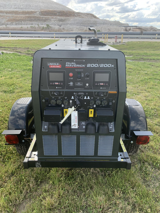 2021 Lincoln Electric Dual Maverick 200/200X Ready Pak 3, Includes Trailer, Cable Rack, Fender Light Kit