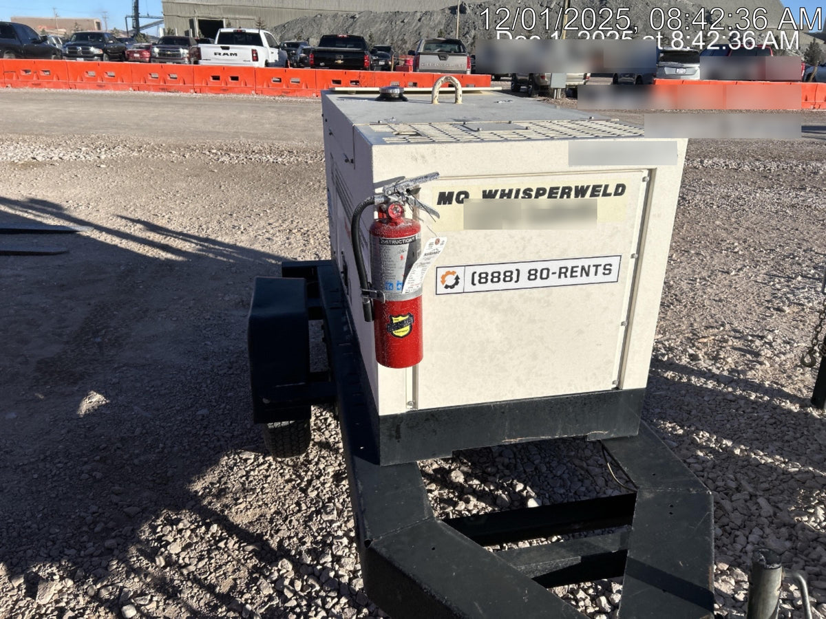 2020 Multiquip DLW400ESA4 400 amp Welder, 14kW, 120/240V, T4F Kubota, Trailer