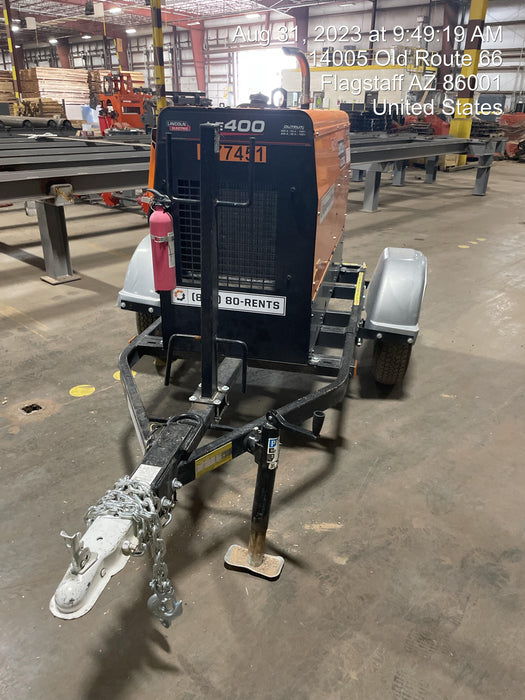 2022 Lincoln Electric LE400 Kubota V1505, Trlr, Cable Rack, Light Kit, ES Decals, T3