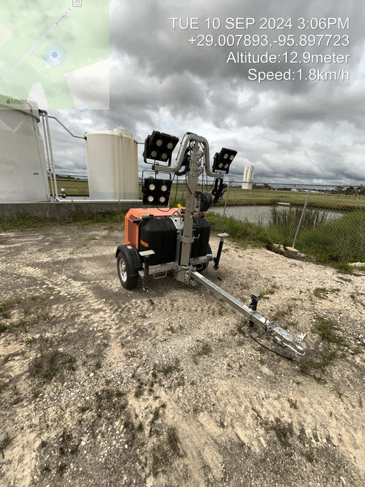 2024 Wanco WLTT-4MM4K Diesel, Deep Sea Controller, Shore Power Plug, Auto Start, (4) 350W LED Floodlights, 4kW Generator, 60 Gal Fuel Tank, 2" Ball, T3