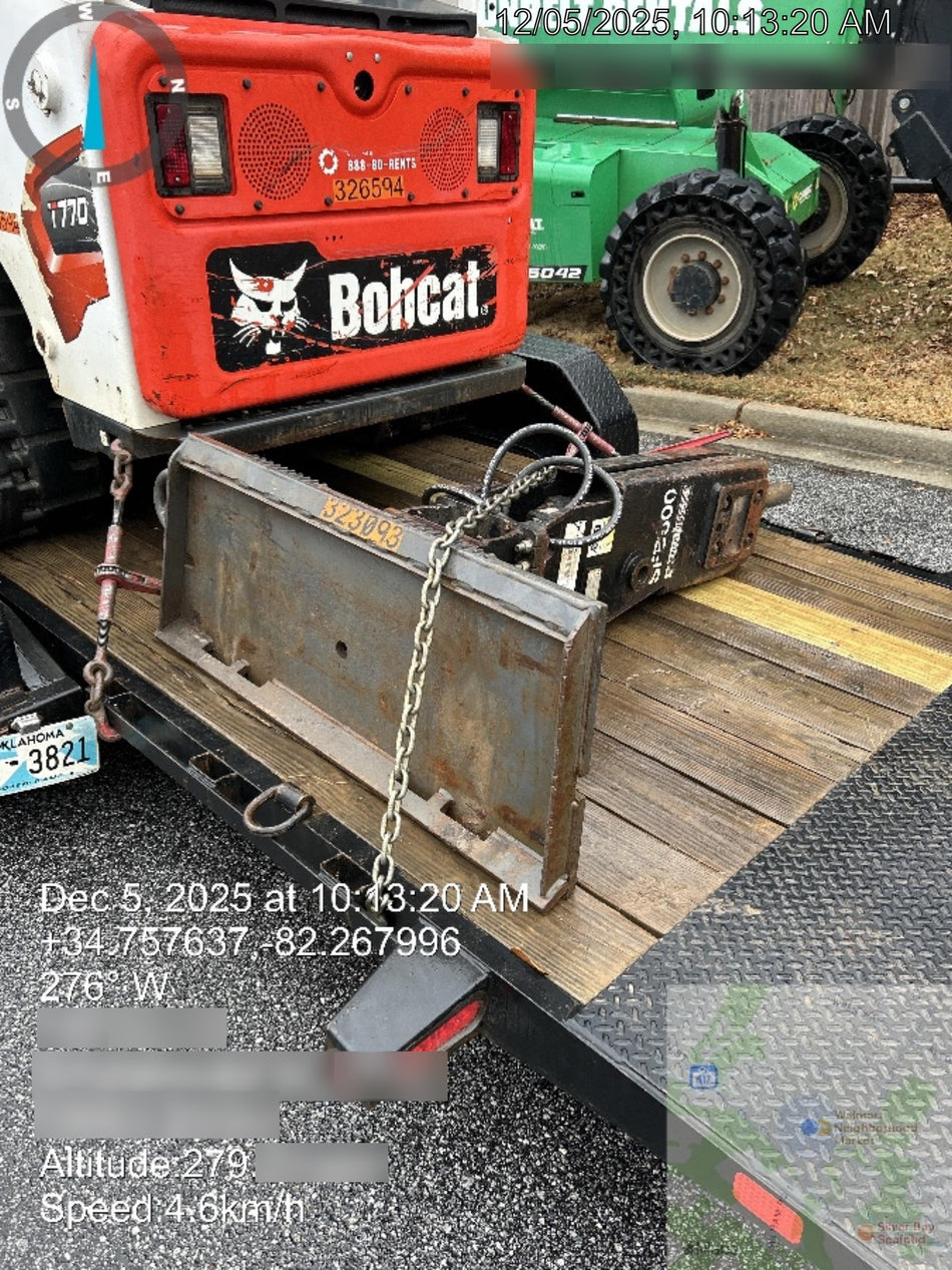 2025 EPIROC EC100T Bracket