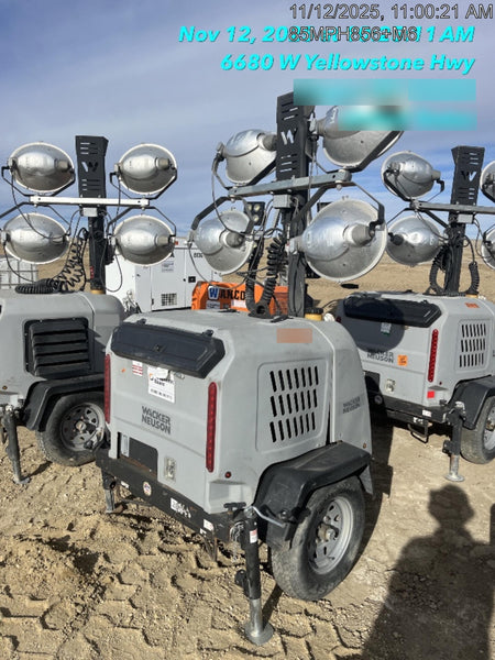 2018 Wacker Neuson LTV6L-MH Wacker Neuson LTV6L Mobile Light Tower w/Fuel Level Sensor Installed