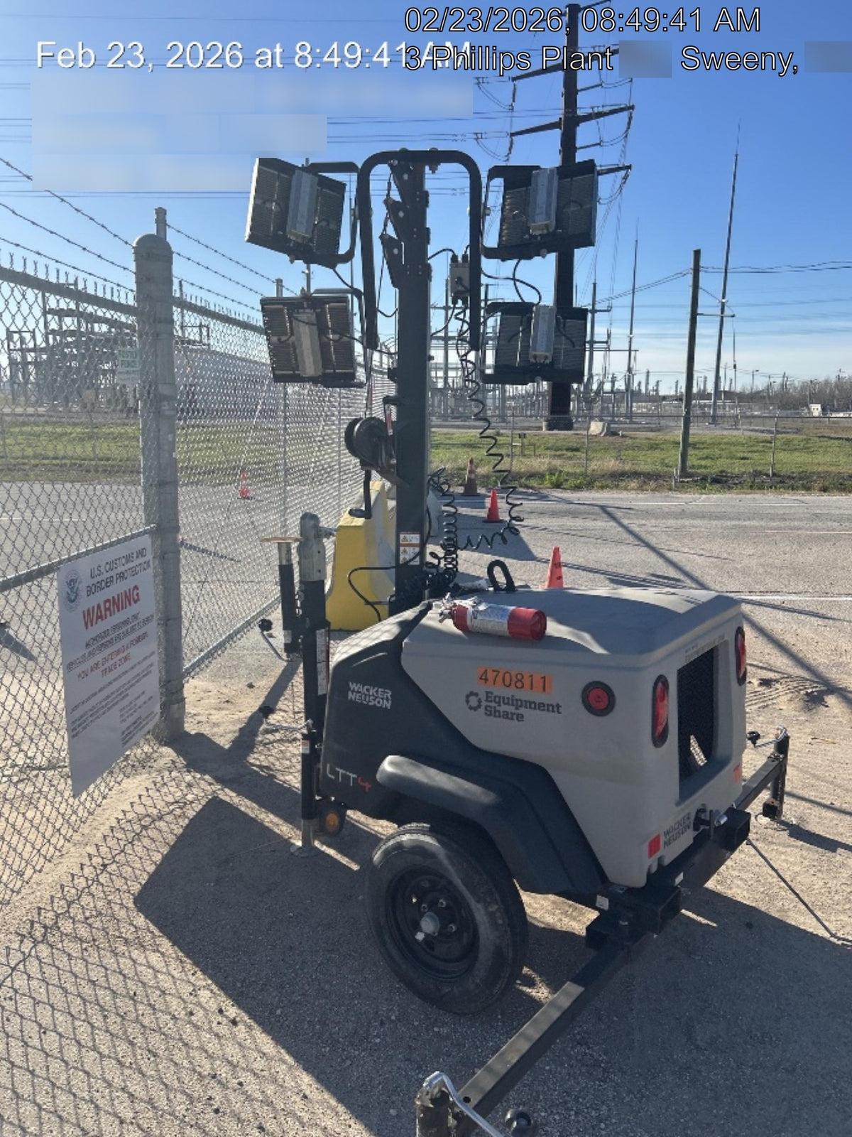 2024 Wacker Neuson LTT4 Diesel, Kohler KDW702, Deep Sea Controller, Auto Start, LED 320W, Bypass Outlet, T3