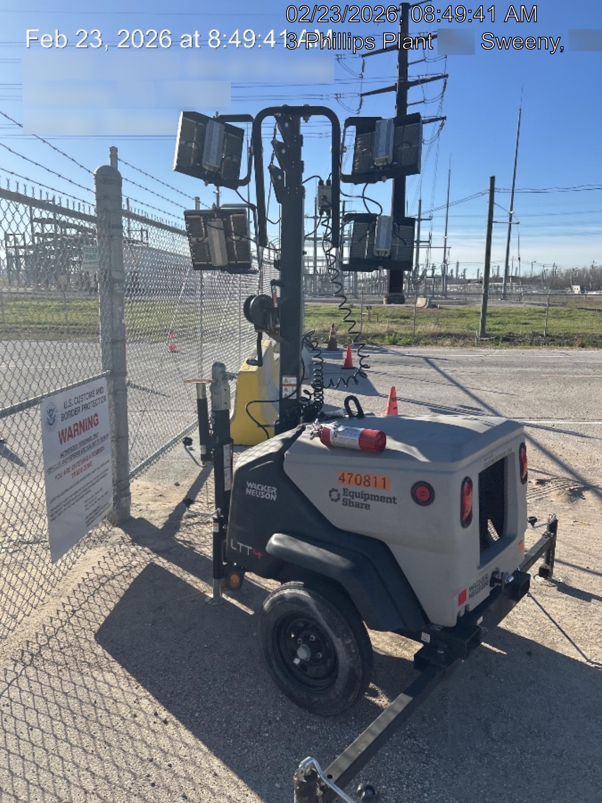 2024 Wacker Neuson LTT4 Diesel, Kohler KDW702, Deep Sea Controller, Auto Start, LED 320W, Bypass Outlet, T3