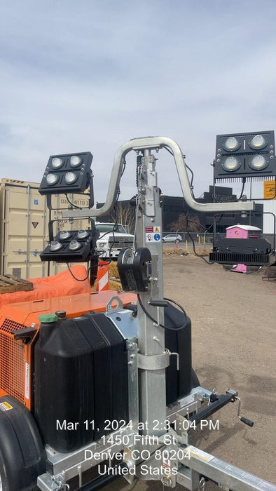 2023 Wanco WLTT-4MM4K Diesel, Deep Sea Controller, Shore Power Plug, Auto Start, (4) 350W LED Floodlights, 4kW Generator, 60 Gal Fuel Tank, 2" Ball, T3