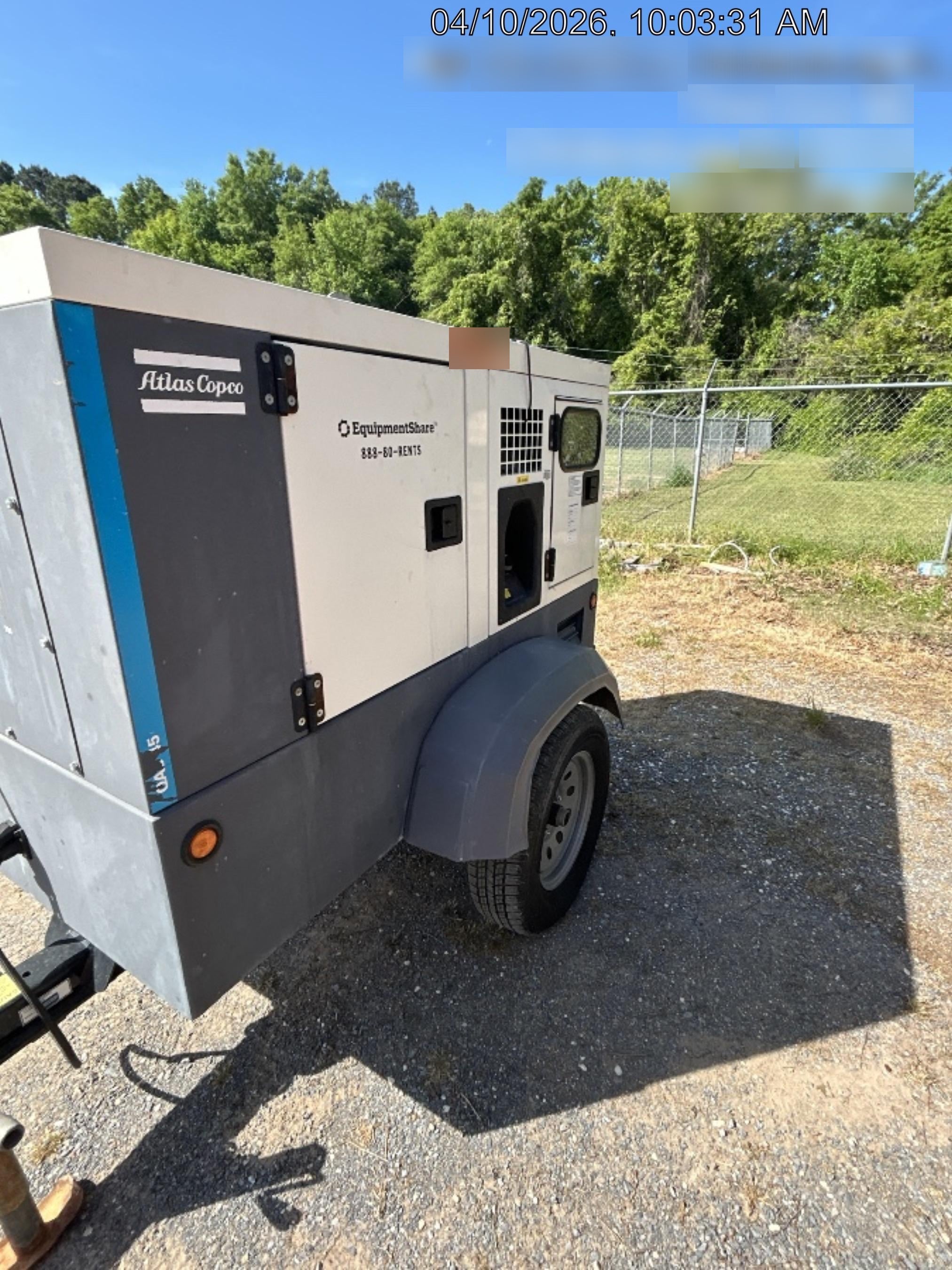 2021 ATLAS COPCO QAS45 CWK