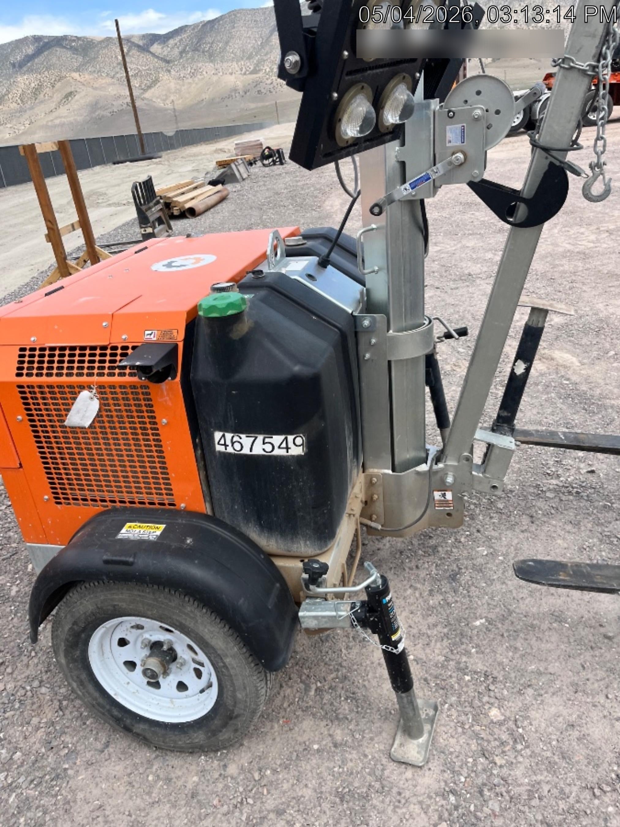 2024 Wanco WLTT-4MM4K Diesel, Deep Sea Controller, Shore Power Plug, Auto Start, (4) 350W LED Floodlights, 4kW Generator, 60 Gal Fuel Tank, 2" Ball, T3