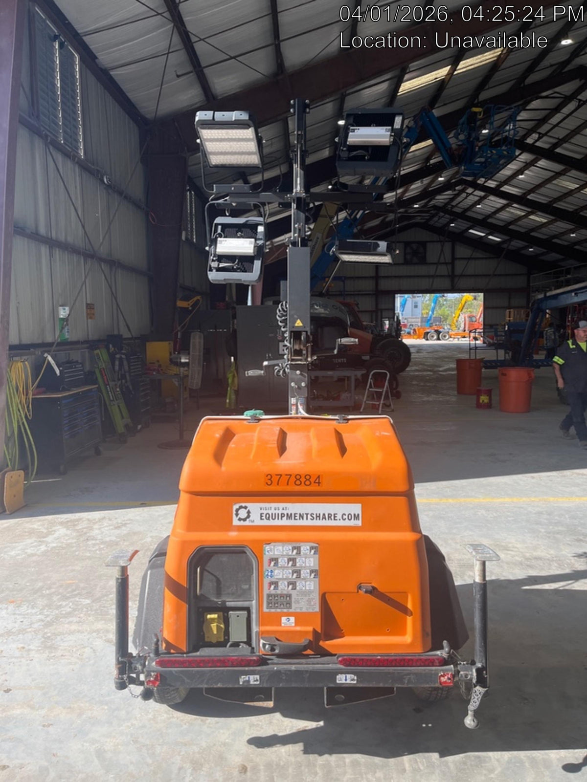 2023 Generac MLT2 Diesel, Flex Switch 120V Input, Powerzone Controller, 
(4) 320W LED Lights, 4kW Generator, 39.9 Gal Fuel Tank, 2" Ball, T3