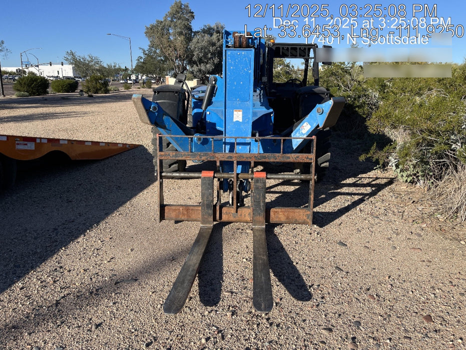 2018 Genie GTH-1056 Genie GTH-1056 w/ROPS, Work Lights, Solid Tires, RH Cab Mesh, Beacon, 60" Carriage and Forks