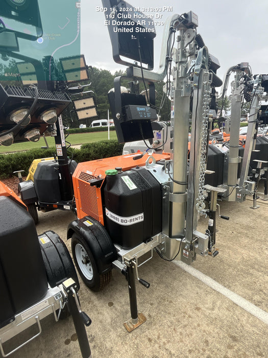 2024 Wanco WLTT-4MM4K Diesel, Deep Sea Controller, Shore Power Plug, Auto Start, (4) 350W LED Floodlights, 4kW Generator, 60 Gal Fuel Tank, 2" Ball, T3