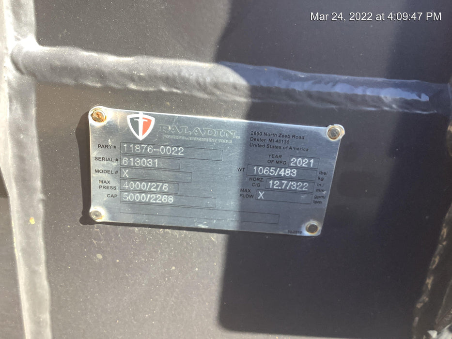 2021 PALADIN UTILITY GRAPPLE 11876-0022