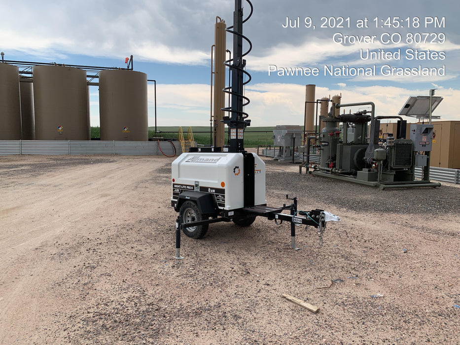 2019 Allmand Night-Lite Pro II Allmand Night-Lite Pro II Allmand Night-Lite Pro II 8 kW Light Tower w/Kubota Engine, LED Light Package