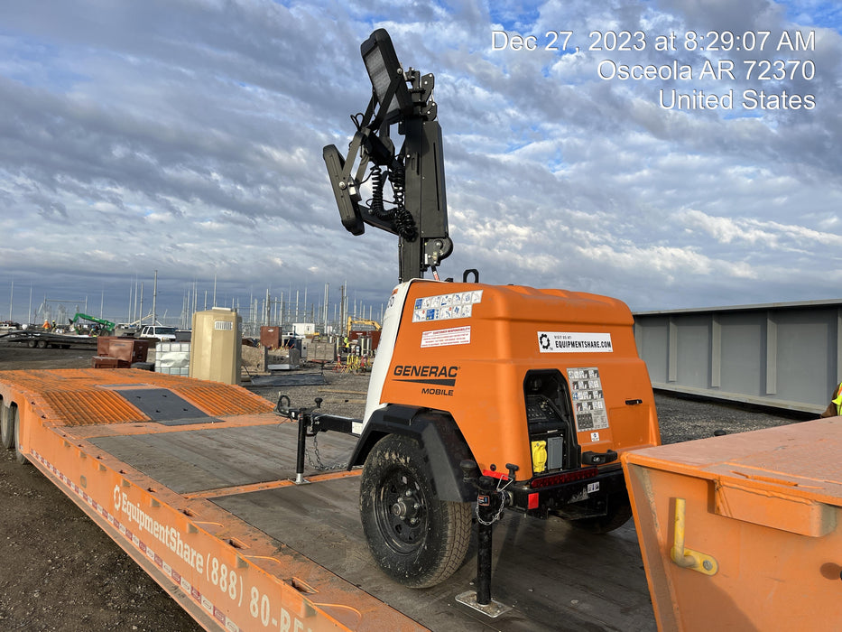 2023 Generac MLT2 Diesel, Flex Switch 120V Input, Powerzone Controller, (4) 320W LED Lights, 4kW Generator, 39.9 Gal Fuel Tank, 2" Ball, T3