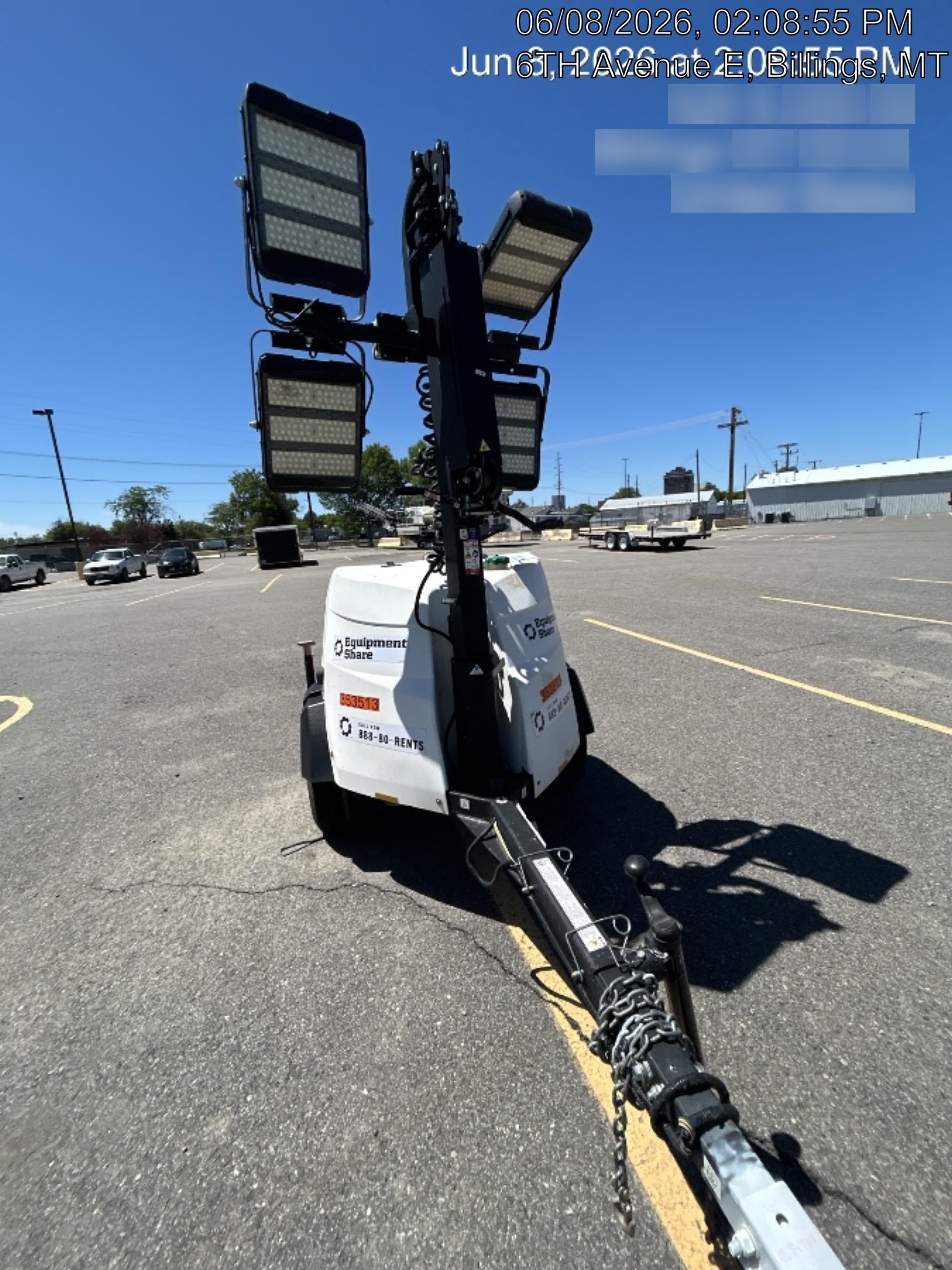 2023 Generac MLT2 Diesel, Flex Switch 120V Input, Powerzone Controller, (4) 320W LED Lights, 4kW Generator, 39.9 Gal Fuel Tank, 2" Ball, T3