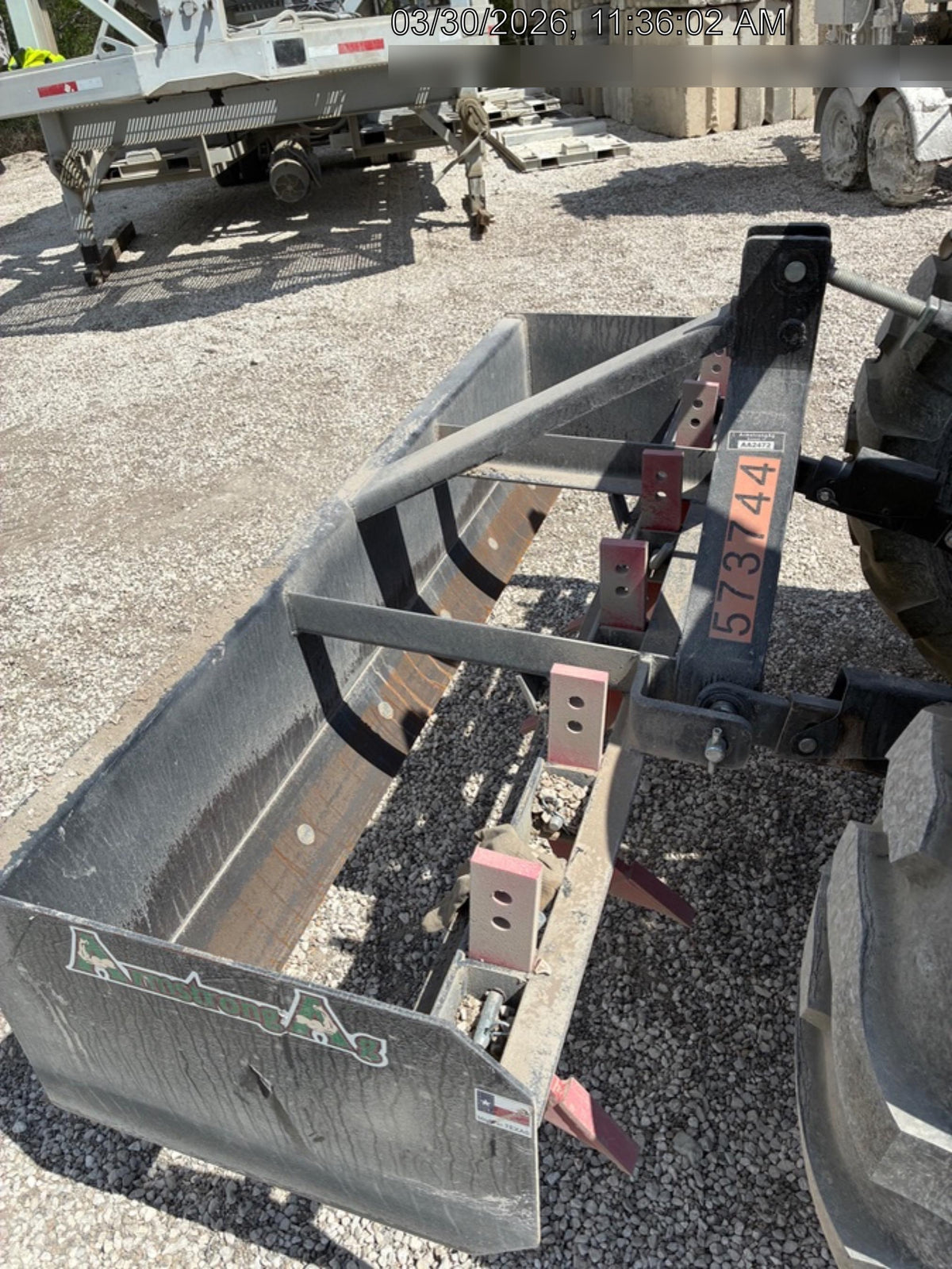 2025 ARMSTRONG AG MBB6 6' Box Blade