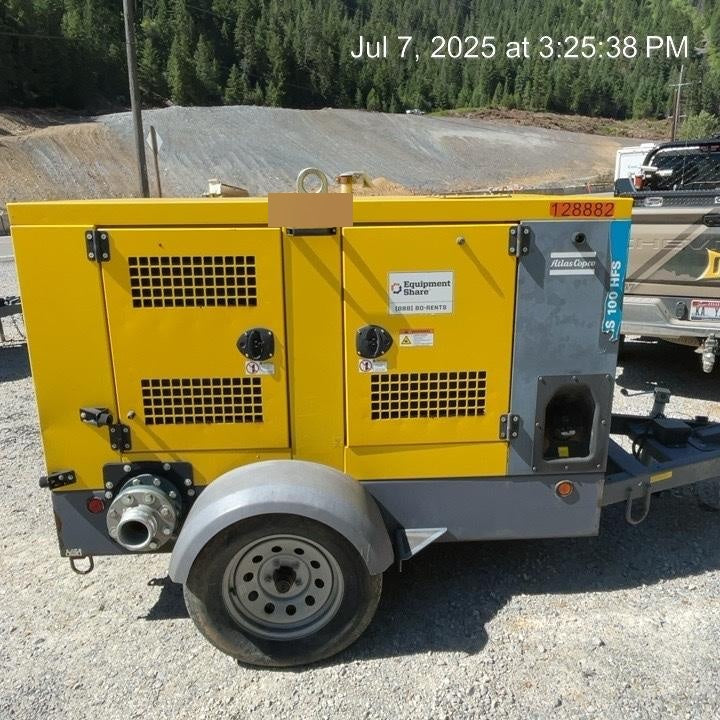 2020 ATLAS COPCO PAS 100 HF CS Enclosed