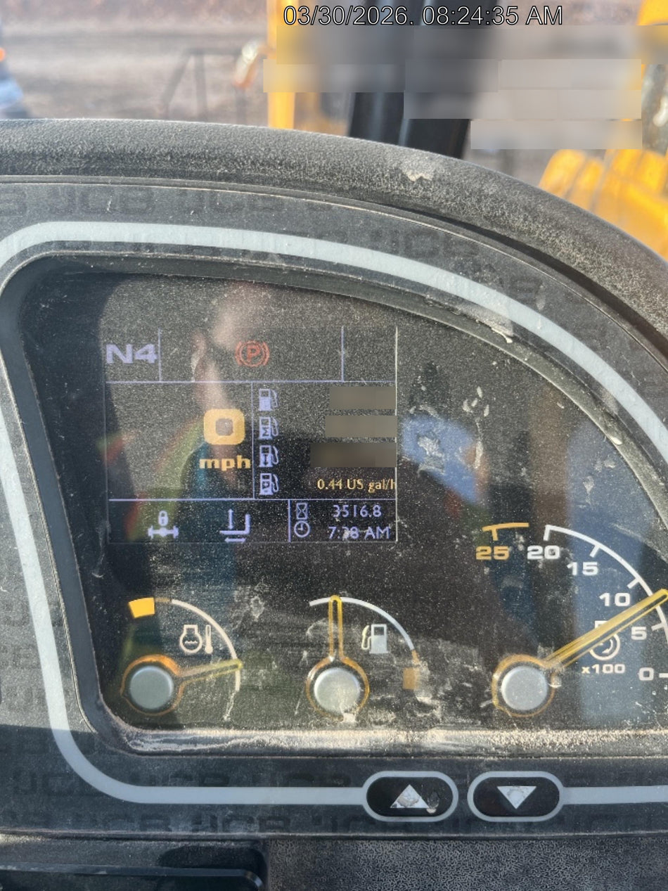 2020 JCB 509-42 Cab/Heat/Air, Solid Tires, Work Lights, Beacon, Aux Hydraulics, Back up Alarm, Lifting Eye, ES Decals