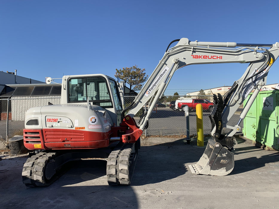 2020 Takeuchi TB290C Cab/Heat/Air, Rubber Tracks, Manual TAG QC