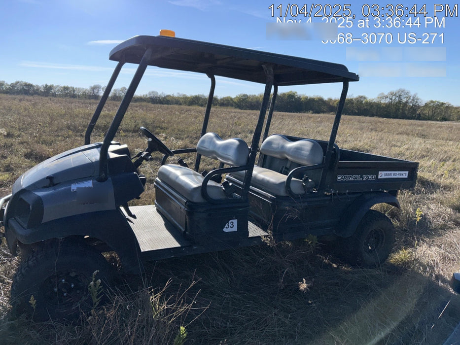 2022 Club Car CA1700D Canopy, Diesel, 4 Passenger