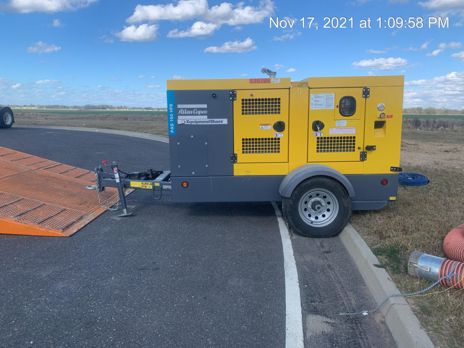 2021 ATLAS COPCO PAS 150 HF CS Enclosed