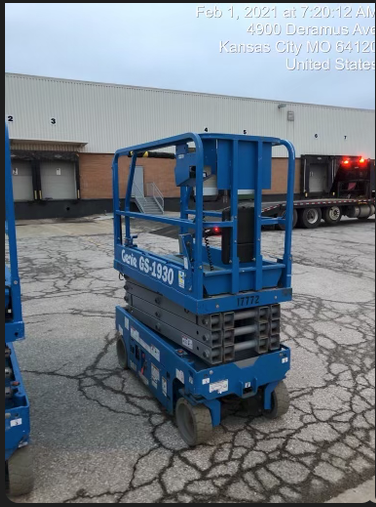 2018 Genie GS-1930 Genie GS-1930 w/Fixed Rail, Chain Entry