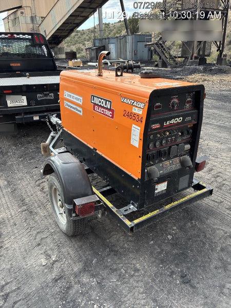 2022 Lincoln Electric LE400 Kubota V1505, Trlr, Cable Rack, Light Kit, ES Decals, T3