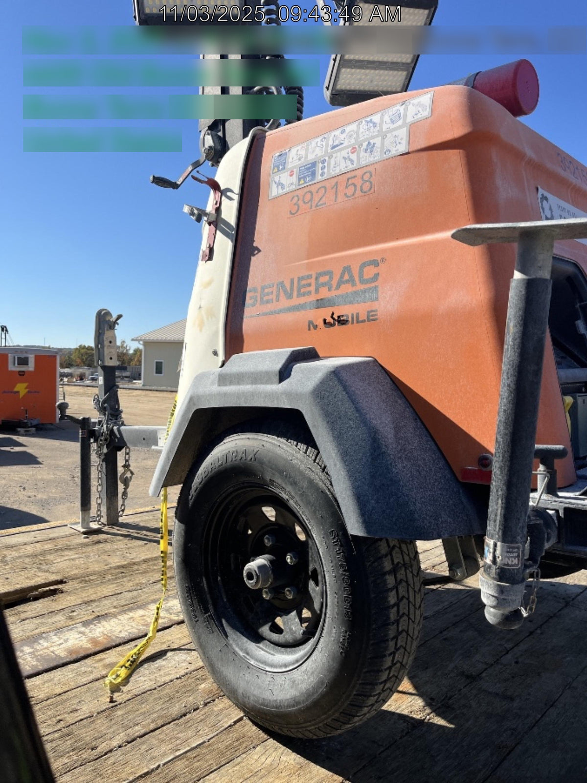 2024 Generac MLT2 Diesel, Flex Switch 120V Input, Powerzone Controller, 
(4) 320W LED Lights, 4kW Generator, 39.9 Gal Fuel Tank, 2" Ball, T3