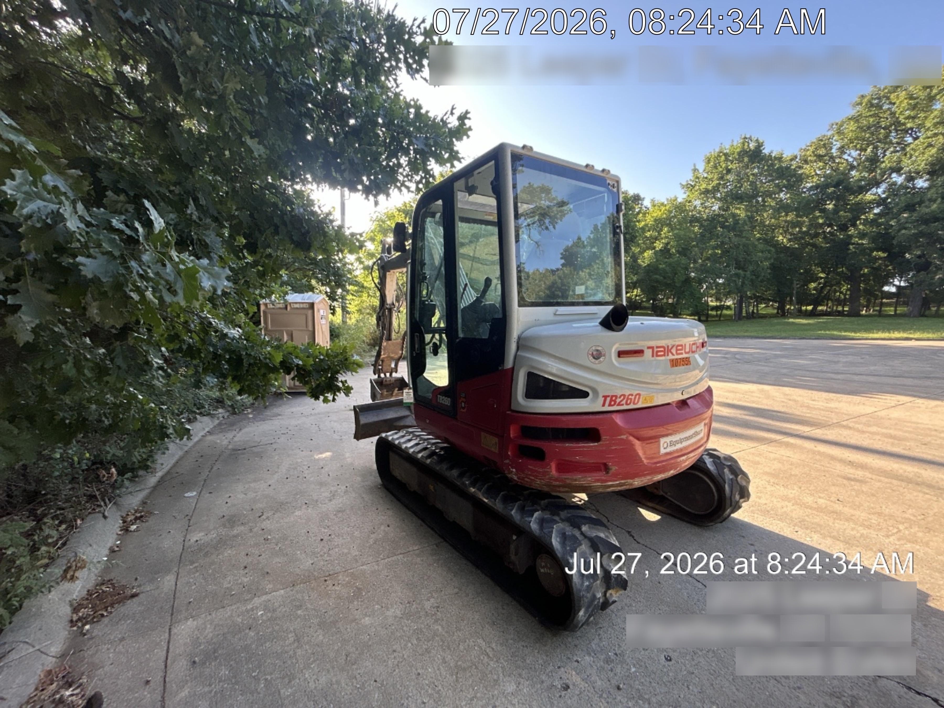 2020 TAKEUCHI TB260