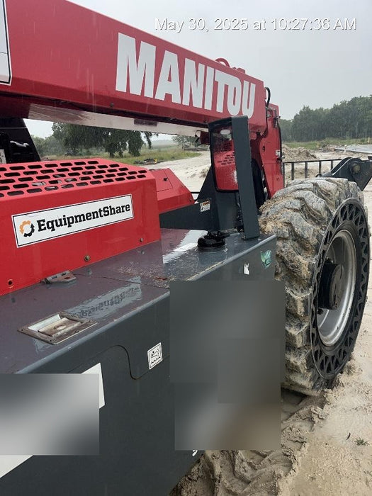 2018 Manitou MTA10055 Manitou MTA 10055 w/Cab/Heat/AC, Work Lights/Strobe, Aux Hyd, Solid Tires, Lift Hook, 66" Carriage, 60" Forks