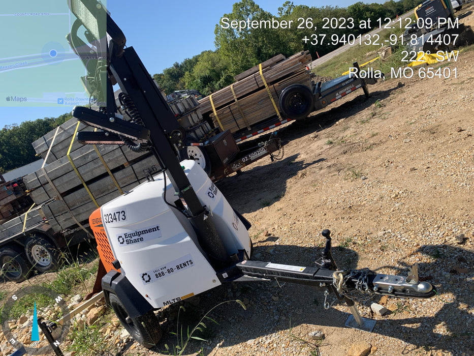 2023 Generac MLT2 Diesel, Flex Switch 120V Input, Powerzone Controller, (4) 320W LED Lights, 4kW Generator, 39.9 Gal Fuel Tank, 2" Ball, T3