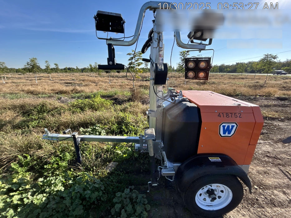 2024 Wanco WLTT-4MM4K Diesel, Deep Sea Controller, Shore Power Plug, Auto Start, (4) 350W LED Floodlights, 4kW Generator, 60 Gal Fuel Tank, 2" Ball, T3