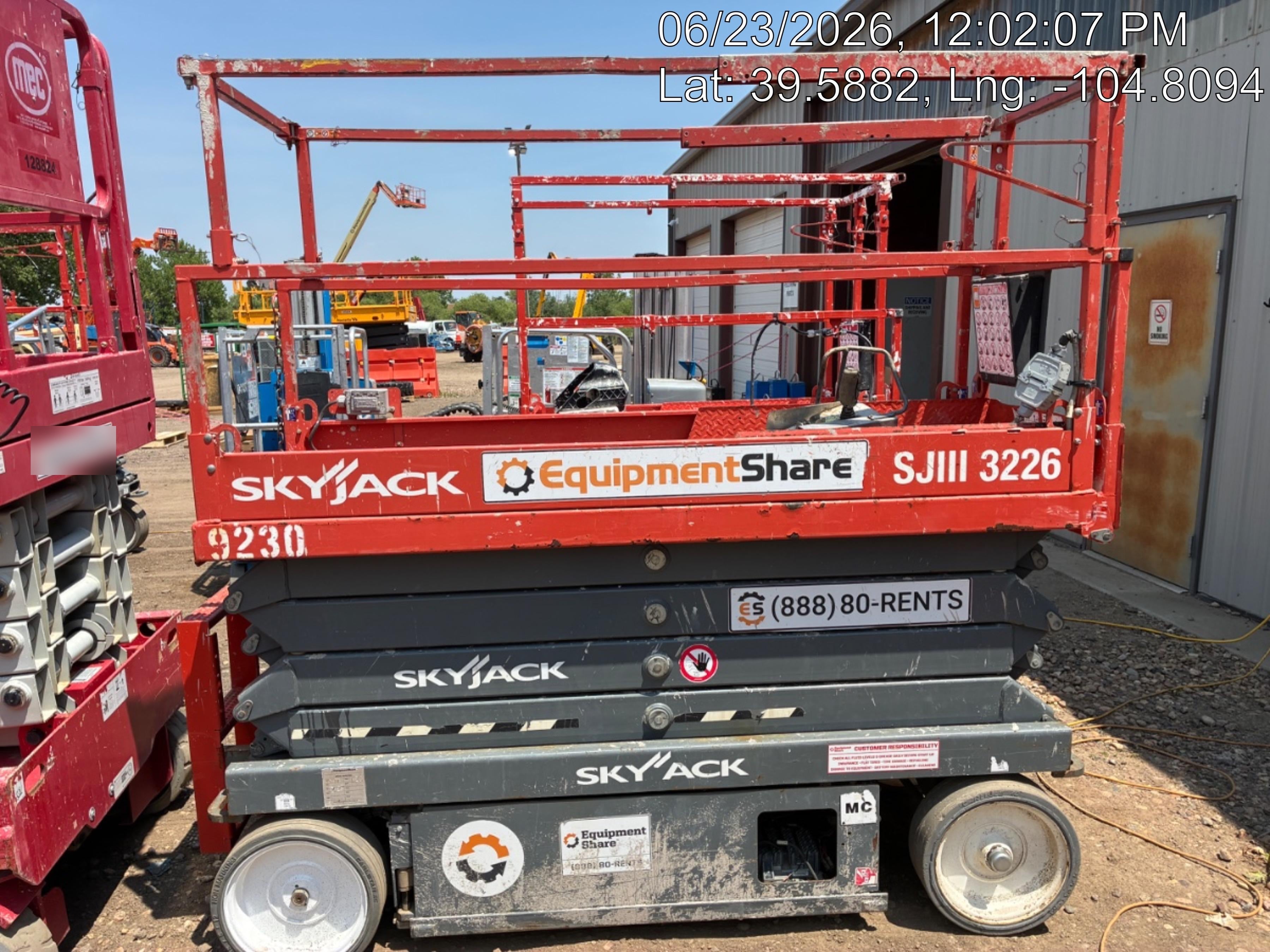 2018 Skyjack SJIII-3226 Skyjack SJIII3226 Scissor Lift w/Trojan Batteries