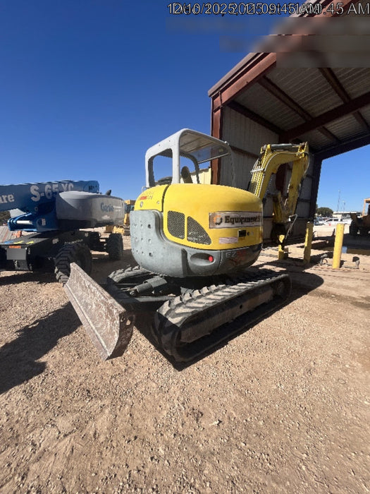 2019 Wacker Neuson EZ53 Open ROPS, Long Dipperstick, T4, VDS Manual QC, Buckets: 12/18/24", Hydraulic Thumb