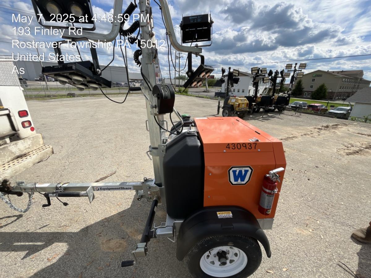 2024 Wanco WLTT-4MM4K Diesel, Deep Sea Controller, Shore Power Plug, Auto Start, (4) 350W LED Floodlights, 4kW Generator, 60 Gal Fuel Tank, 2" Ball, T3