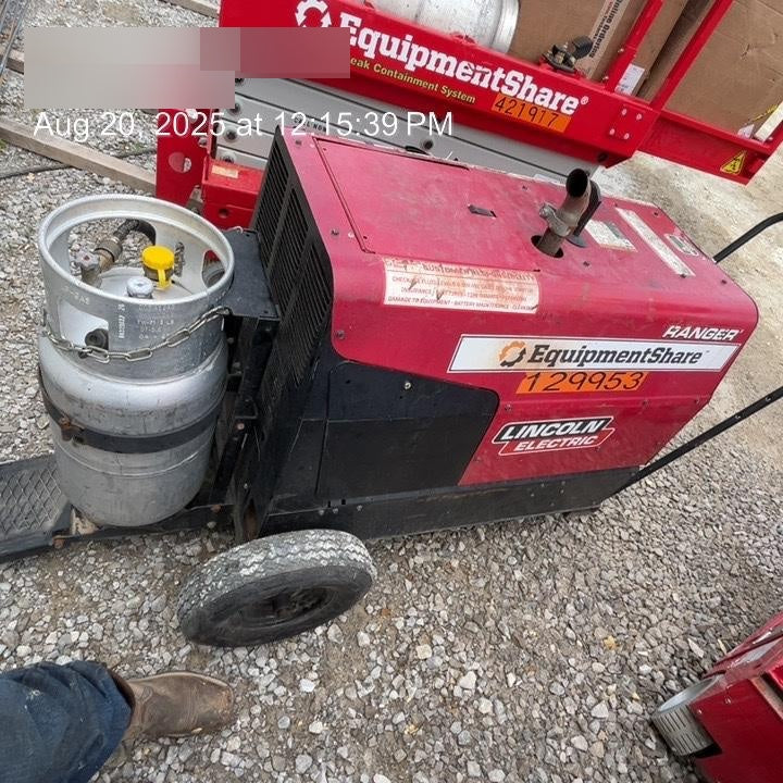 2021 Lincoln Electric Ranger 305 LPG K3430-1, Ranger 305 LPG, Undercarriage, Tank Holder & Strap, 10kw AC Gen, 25hp Kohler LPG Eng