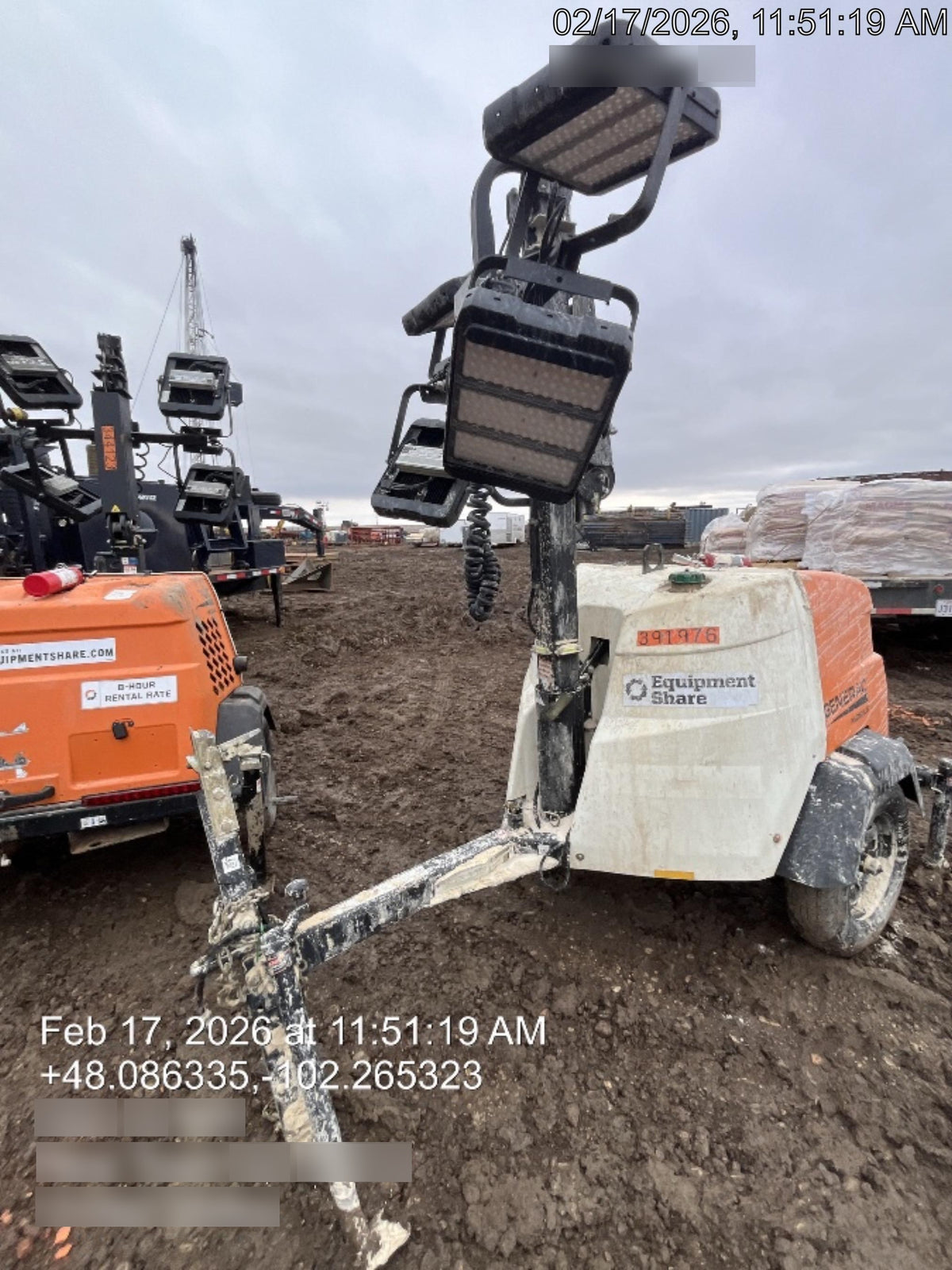2024 Generac MLT2 Diesel, Flex Switch 120V Input, Powerzone Controller, 
(4) 320W LED Lights, 4kW Generator, 39.9 Gal Fuel Tank, 2" Ball, T3