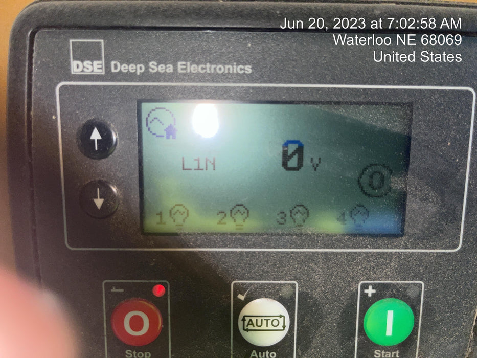 2020 Allmand NLV3GR (4) LED Light Fixture 350W, 23' Vertical Mast, 3kW Prime, Towable, Deep Sea L401, Leveling Jacks, Yanmar T4F 5.8hp