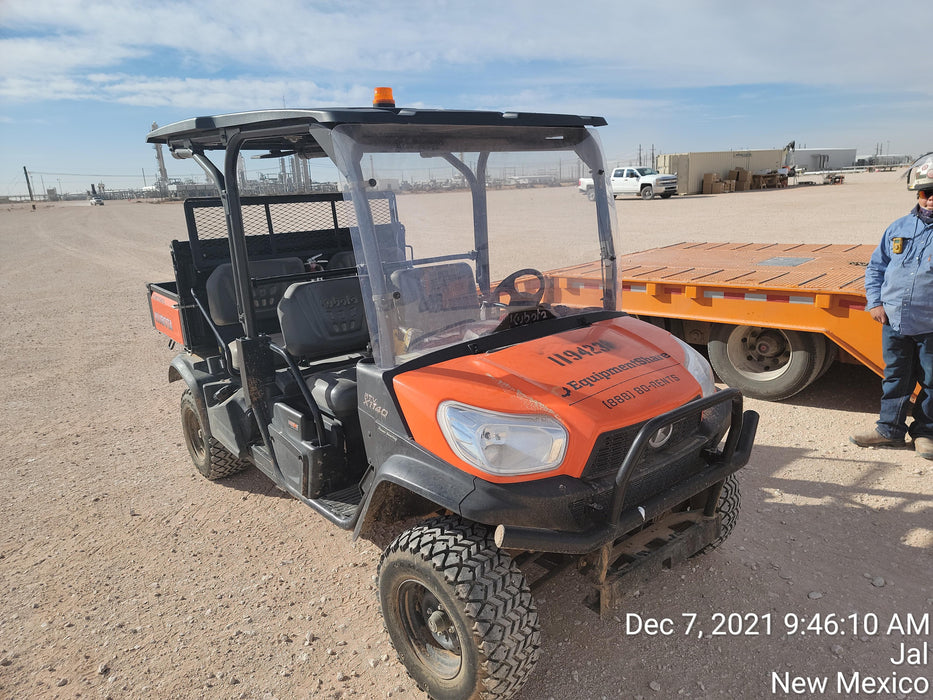 2020 Kubota RTV-X1140W-H Canopy, 4-Seater, Diesel, Windshield Acrylic Clear, LED Strobe, Backup Alarm