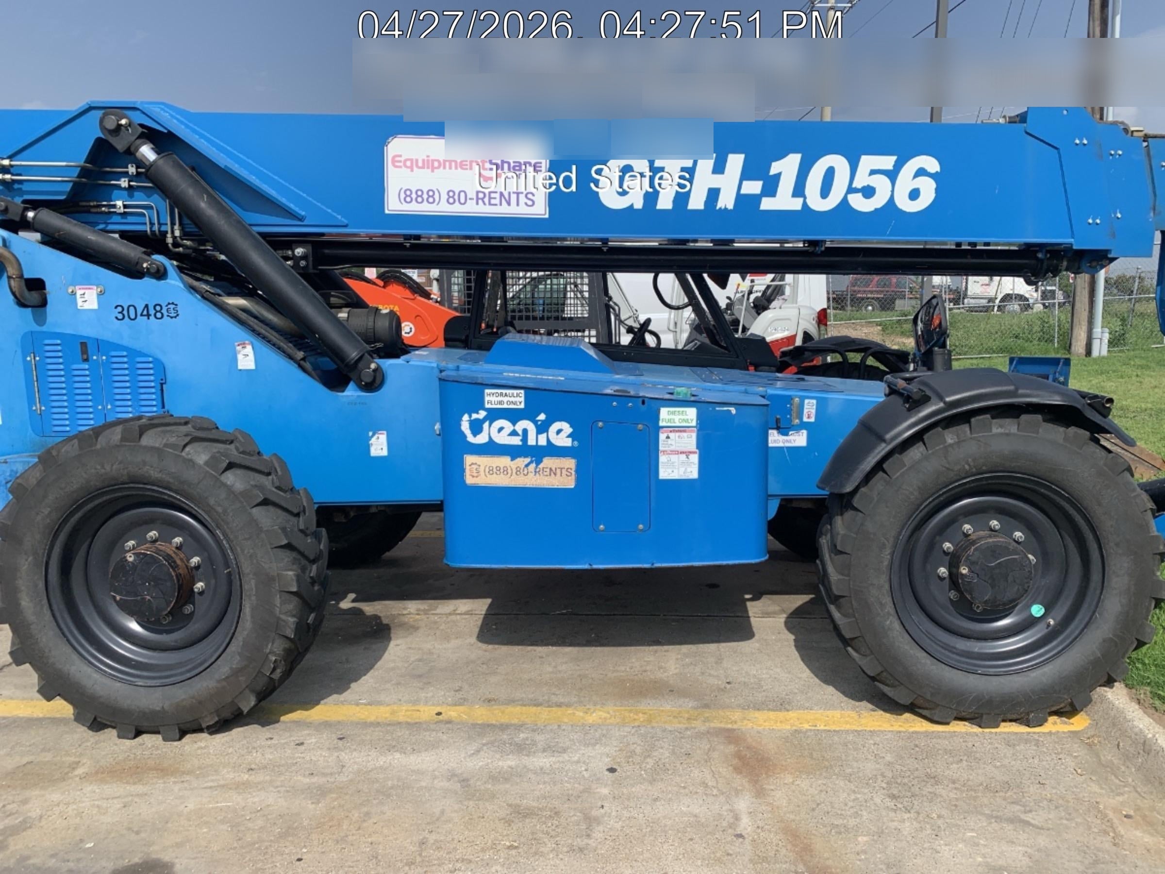 2017 GENIE GTH-1056