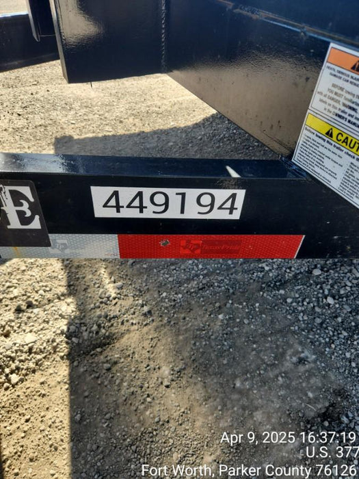 2025 TEXAS PRIDE TRAILERS 21' Lowboy Gravity Tilt Bed 14K Bumper Pull Trailer