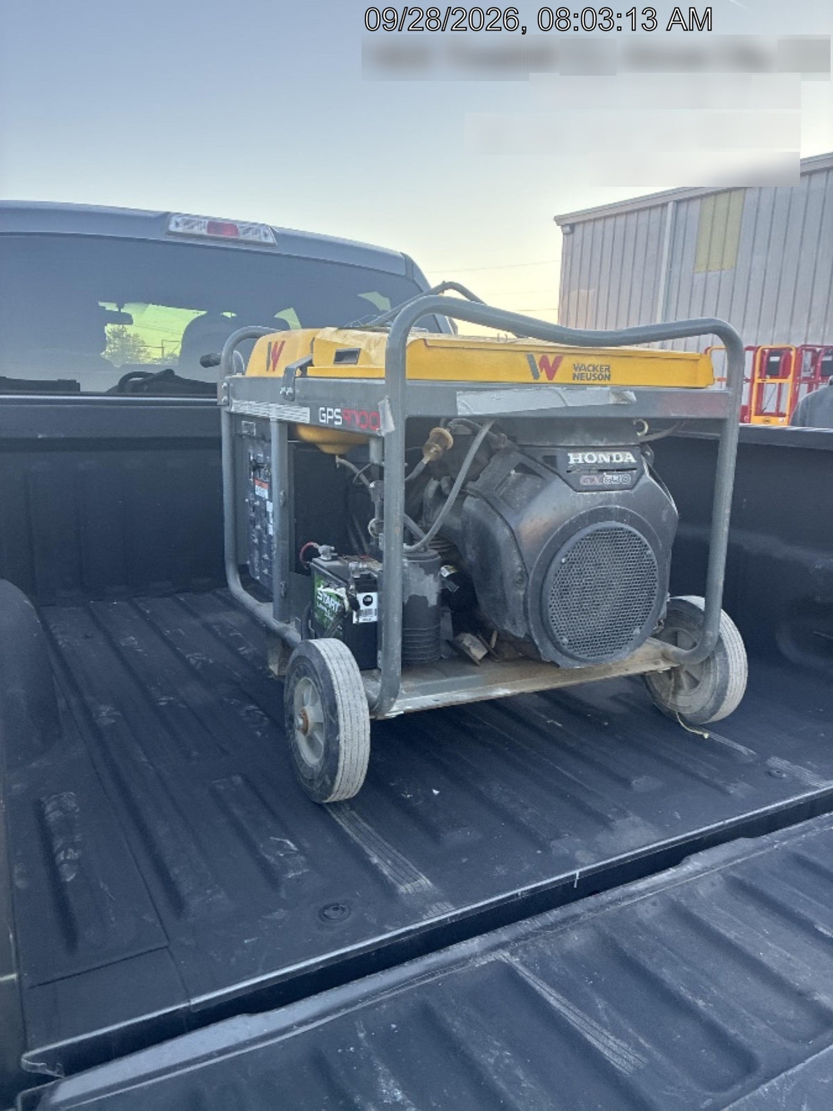 2020 WACKER NEUSON GPS9700V