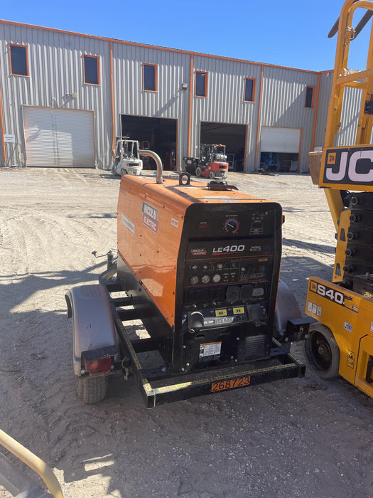 2022 Lincoln Electric LE400 Kubota V1505, Trlr, Cable Rack, Light Kit, ES Decals, T3