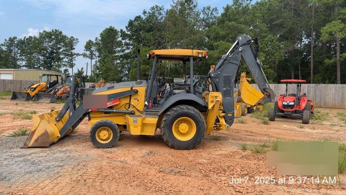 2020 John Deere 310LEP Canopy, 4WD, Standard Stick, Pilot Controls, 2 Way Hydraulics, TAG Manual QC
