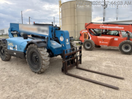 2018 Genie GTH-636 Genie GTH-636 w/Open ROPS, Solid Tires, Work Light/Beacon, 48" Carriage and Forks