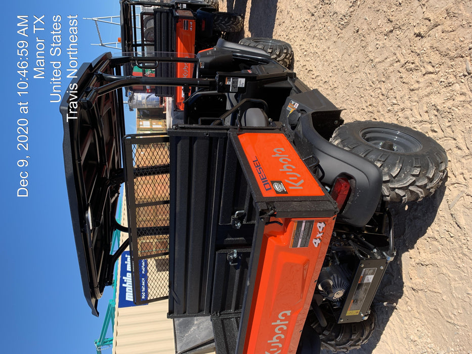 2020 Kubota RTV-X1140WL-A 4WD, LED Strobe, Windshield Acrylic Clear, Plastic Canopy, Wire Harness Kit, Backup Alarm, Bed Liner