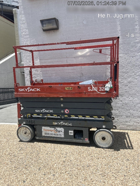 2018 Skyjack SJIII-3226 Skyjack SJIII3226 Scissor Lift w/Trojan Batteries