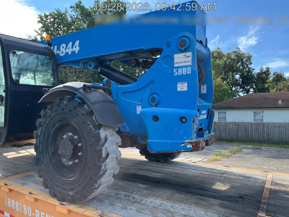 2017 Genie GTH-844 Genie GTH-844, Solid Tires, 60" carriage/forks, Full Cab, Work Lights