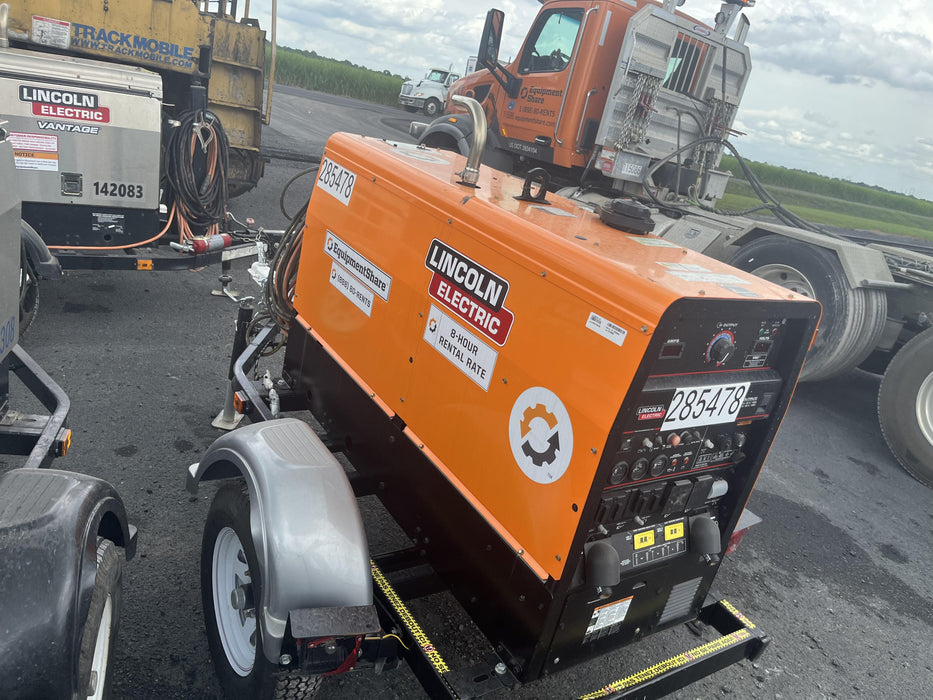 2022 Lincoln Electric LE400 Kubota V1505, Trlr, Cable Rack, Light Kit, ES Decals, T3